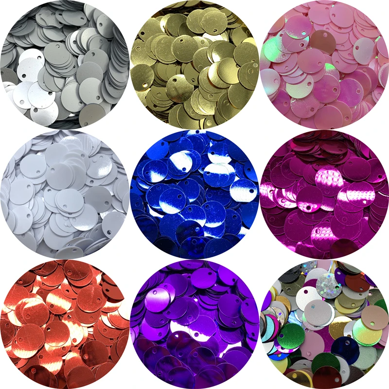 400pcs/Lot 10mm PVC Sequins Round Shape Sequins Flat Loose Glitter Sequin Paillettes Sewing Craft DIY Scrapbooking Glitter Craft