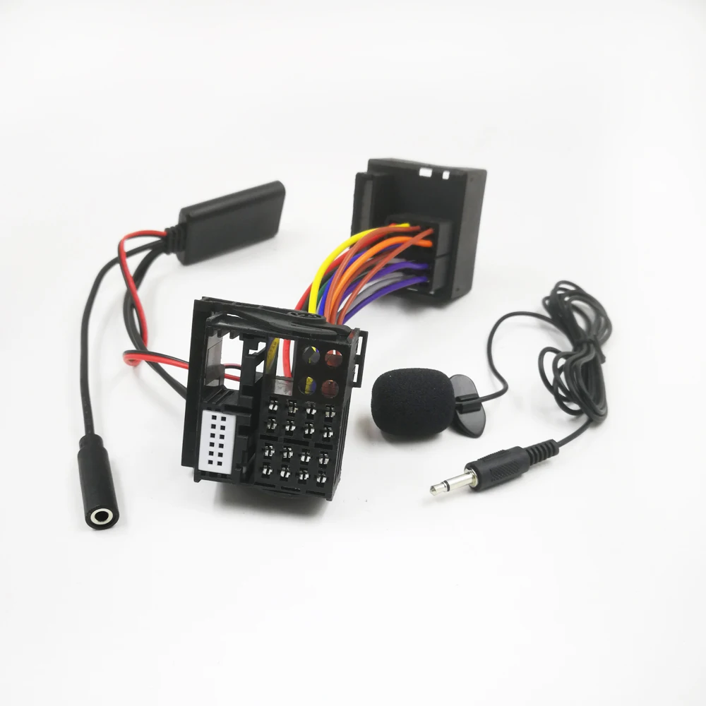 Biurlink RCD310 RCD510 RNS510 Radio samochodowe Audio Urządzenie muzyczne Bluetooth 5.0 Zestaw głośnomówiący Aux Adapter Wiązka przewodów do Volkswagen Skoda