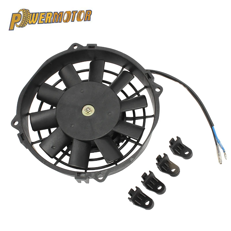 Universal Motorcycle Cooling Fan 8in 12V 80W Car Air Conditioner Condenser Cooling Fan Radiator For 150CC 200CC 250CC ATV Quad