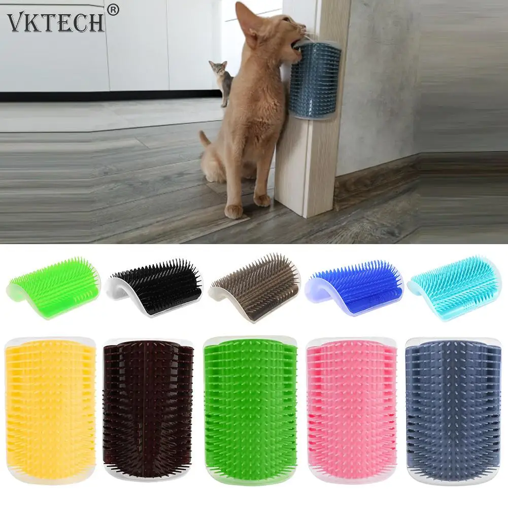 Cats Brush Corner Cat Massage Self Groomer Comb Brush Cat Rubs the Face with a Tickling Comb Cat Product Scratcher Dropshipping