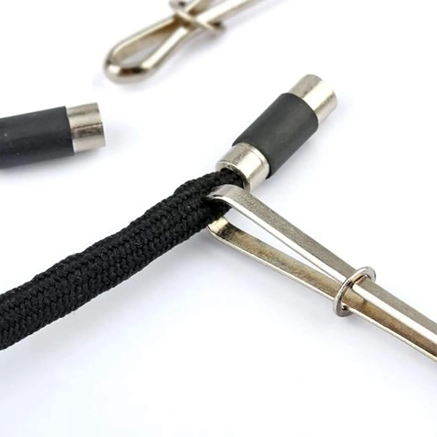 2pcs high quality Garment Clips Sewing DIY tools Elastic band Tape punch Cross stitch Practical wear elastic clamp (wear rope)