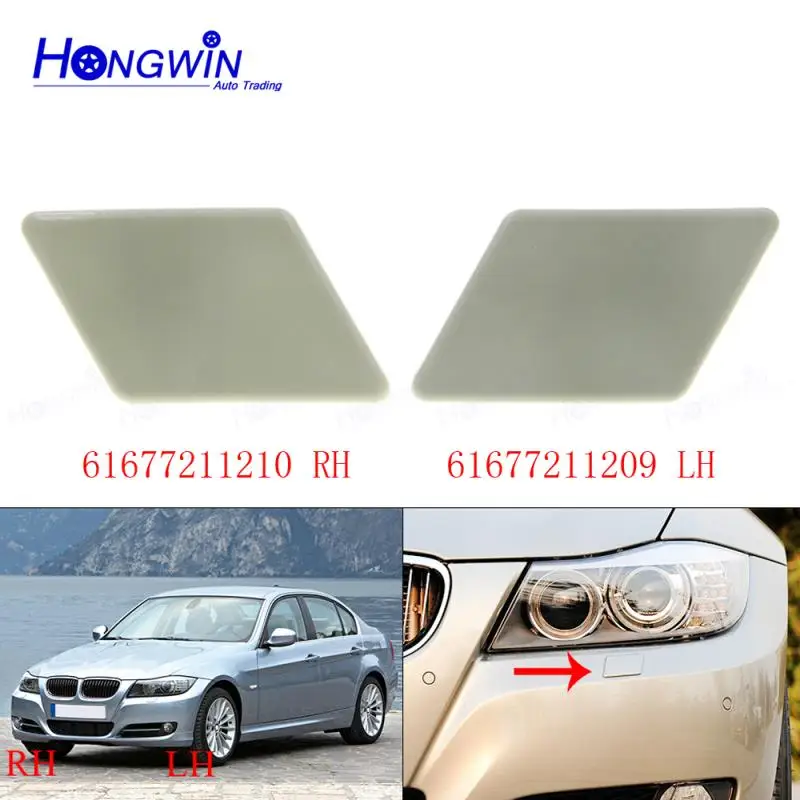 Headlight Headlamp Cleaning Washer Water Nozzle Cover Cap For BMW 3 Series 3` E90 E91 320i 325i 330i 328i 2009 2010 2011 2012