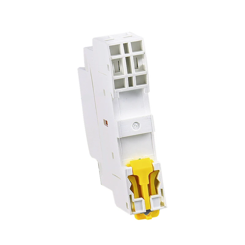 2P 16A 20A 25A 220V/230V 50/60HZ المنزلية الدين السكك الحديدية AC قواطع وحدات التحكم اليدوي المنزل AC قواطع 2NO 2NC 1NO1NC