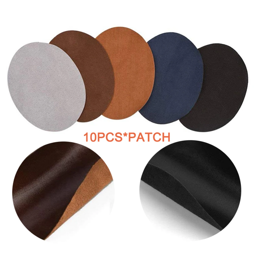 DIY Leather Vinyl Repair Kit Setadhesive Auto Car Seat Sofa Coats Holes Scratch Cracks Rips with 10pcs Patch Sealers