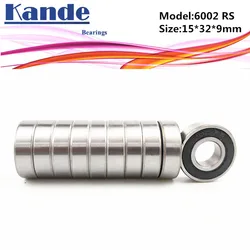 6001RS Bearing 4pcs ABEC-5 High quality 6001 2RS Single Row Deep Groove ball bearing 6001-2RS 12x28x8 mm