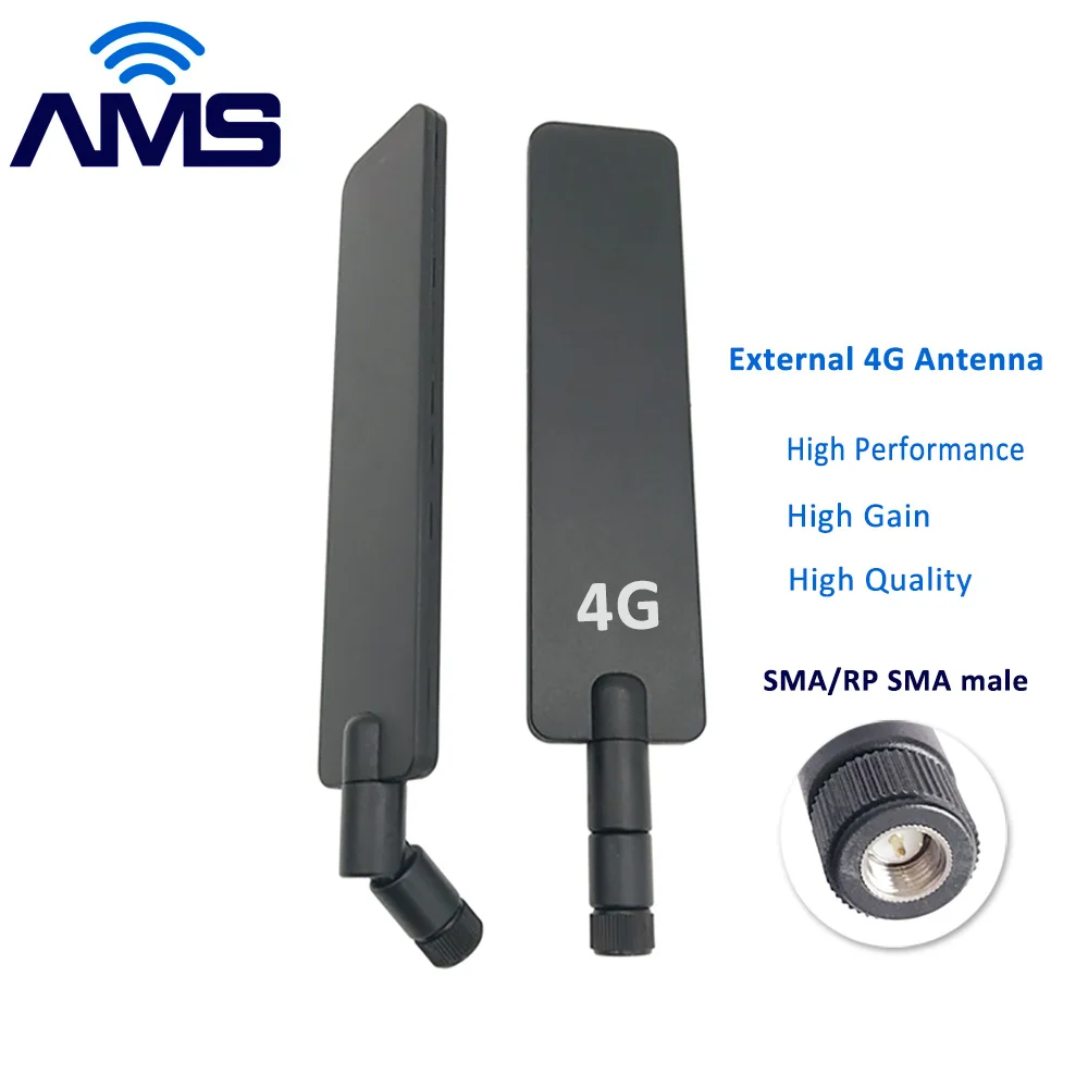 AMS Factory Wholesale 18dBi High Gain External Lte 4G Foldable SMA male Rubber Duck Antenna omni wireless 2.4g wifi antenna