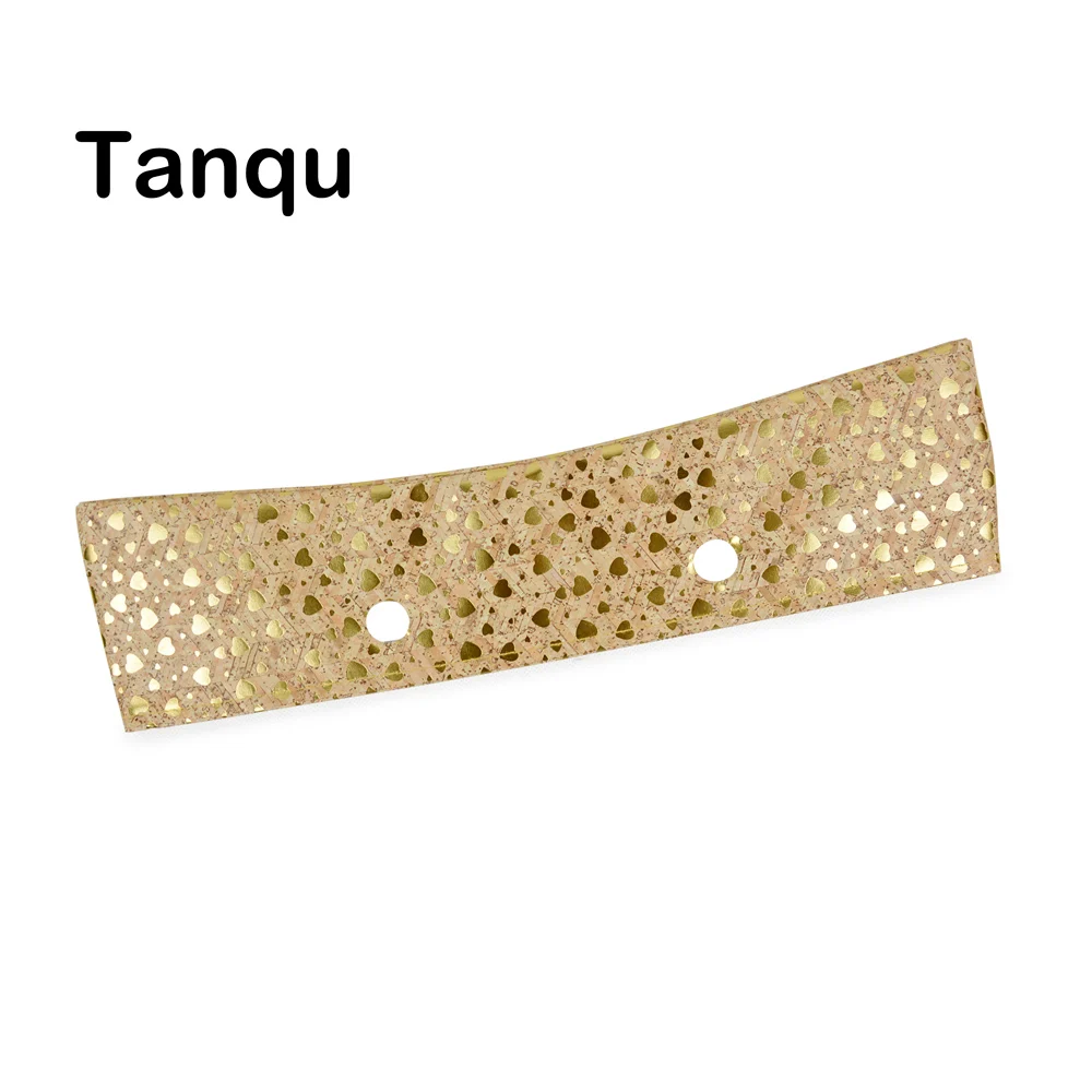 

TANQU New Classic Mini Wood grain pattern Trim PU Faux Leahter Decoration for Obag Handbag O Bag Body for Summer Autumn