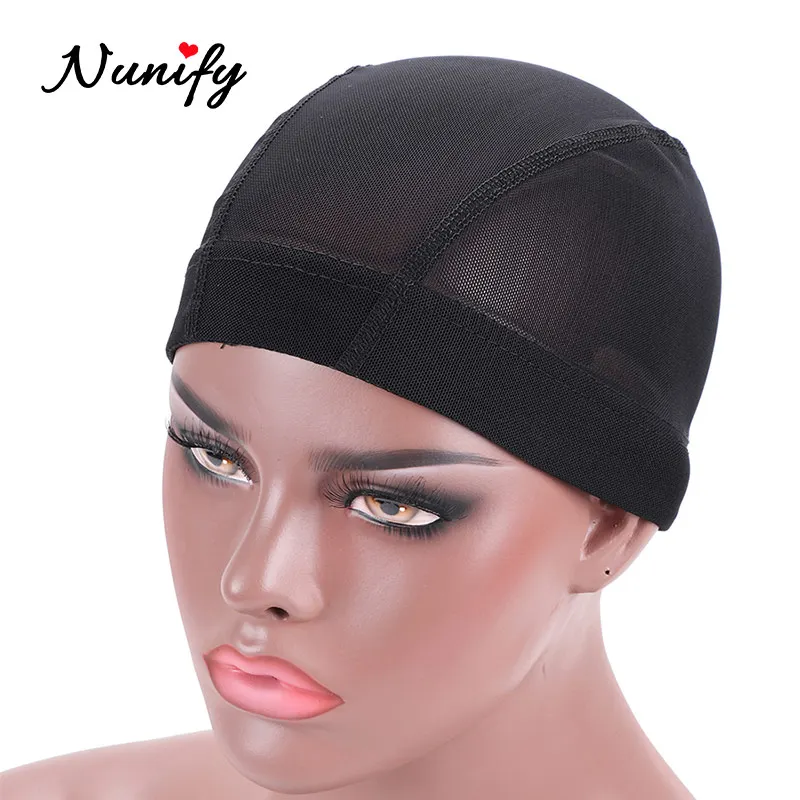 Nunify 1PCS S M L Wholesale Spandex Dome Cap For Bonnet Perruque Black Hairnet Dome Cap Swimming Wig Accessories Wholesale
