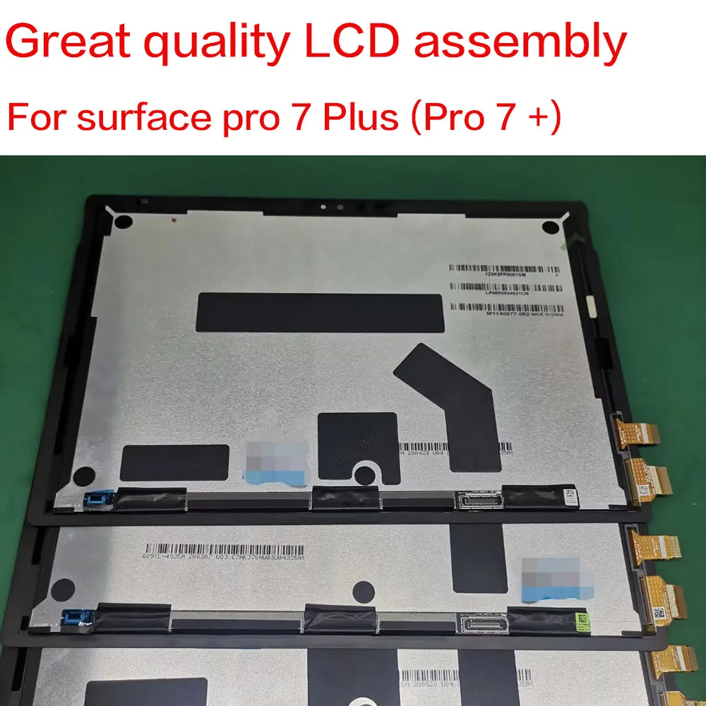 LCD assembly For Microsoft surface pro7+ Pro Plus lcd display touch screen glass sensor digitizer