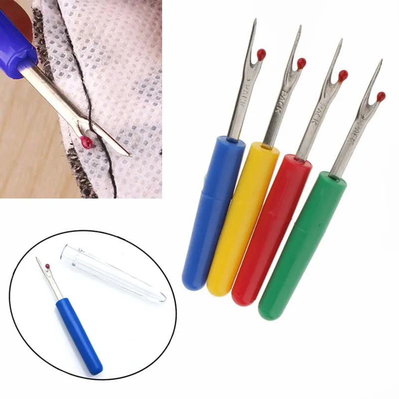 Set Sewing Seam Ripper Thread Seam Remover Stitch Unpicker Thread Cutter Tool with Trimming Scissors DIY Quilting Sewing Tools