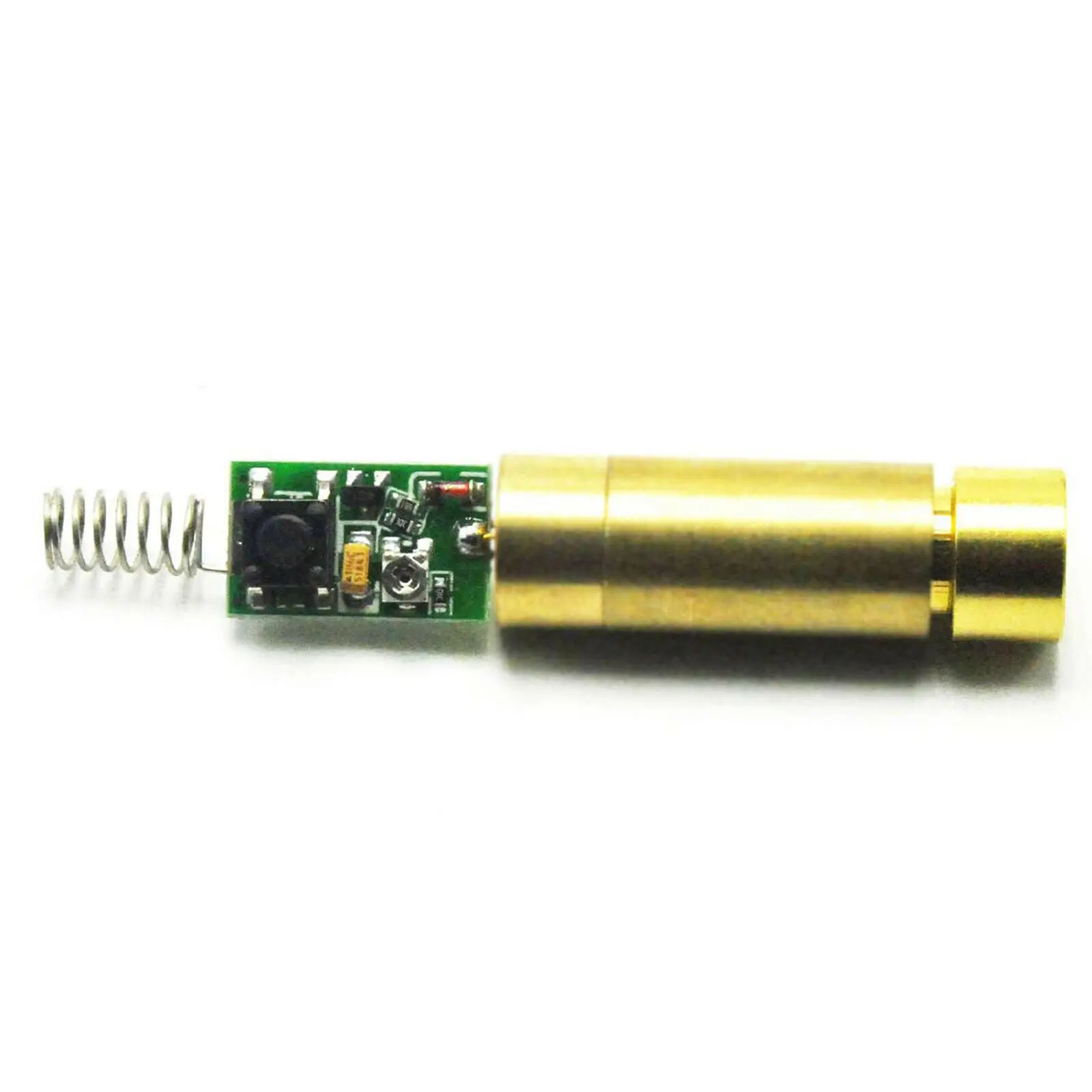 INDUSTRIAL/LAB Brass 532nm 100mW 3.7-4.2V Green Line Diode Laser Module w/Driver