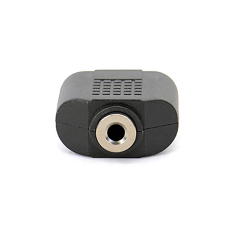 Voor Speaker Eindversterker Plated 3.5Mm Audio Stereo Jack Female Naar 2 Rca Female Audio Jack Connector Adapter