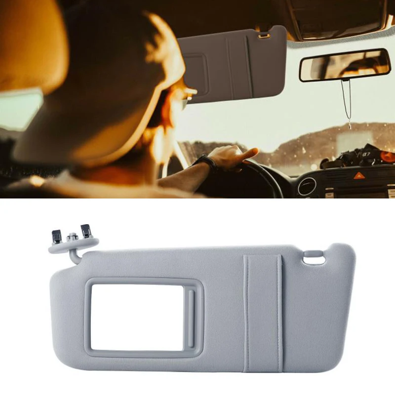 1PCS Car Sun Visor Sunshade for Toyota Camry 2007-2011 Left Driver Side Wired with Light 74320-06800-B0 Car Interior Accessories