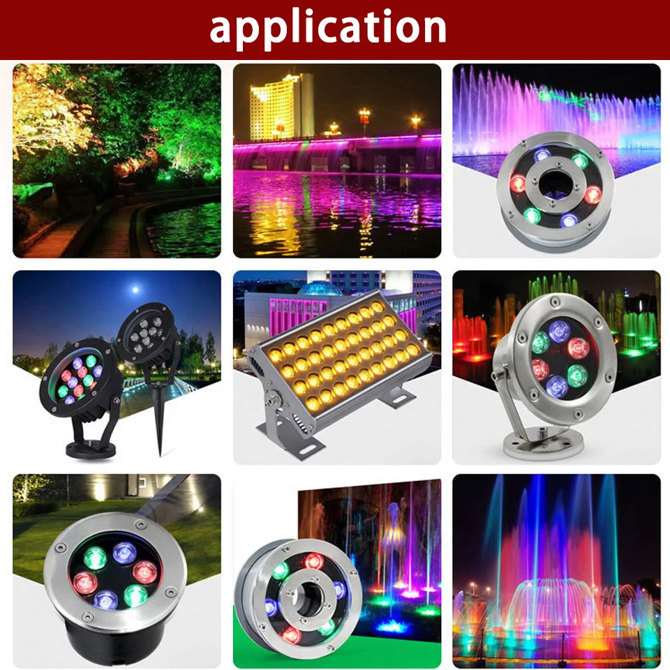 3W 9W 12W 15W 18W RGB RGBW RGBWY RGBWYV High Power LED Chip 4/6/8/10/12 pin Molding LED Stage Colorful Light Source Beads