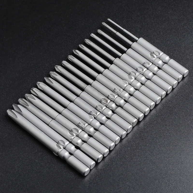 10 teile/los 801 Elektrische Schraubendreher bit 60mm Länge Runde Schaft Magnetische Phillips Kreuz schraube fahrer Bits set PH00 PH0 PH1 PH2 – Detail 5
