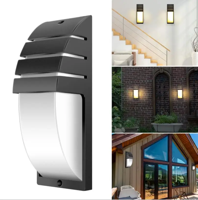 Outdoor Waterproof LED Wall Lamps AC90-260V Aluminum Courtyard Garden Porch Corridor Lights retro wall lamp