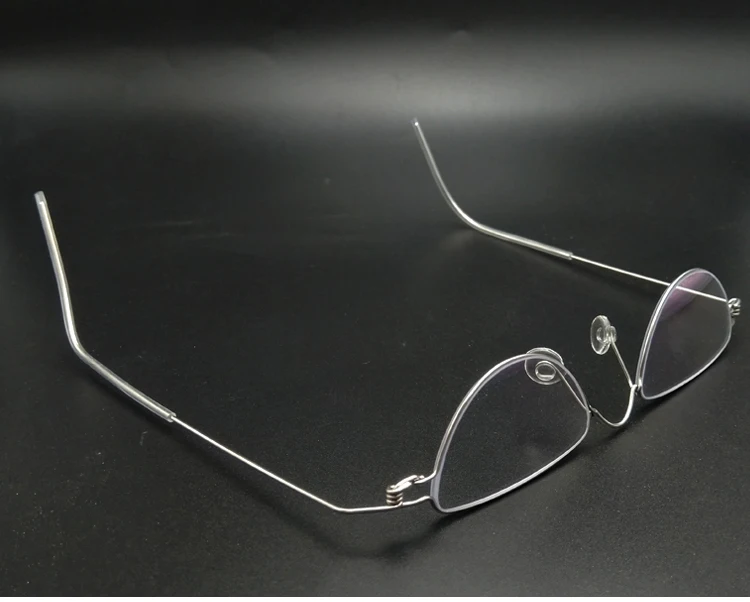 Wizard Albus Dumbledore Lesebrille, dreieckig, Anti-Blau, verschreibungspflichtig, optisch, für Myopie, handgefertigt, schraubenlose Brille +1+2 – Detail 7