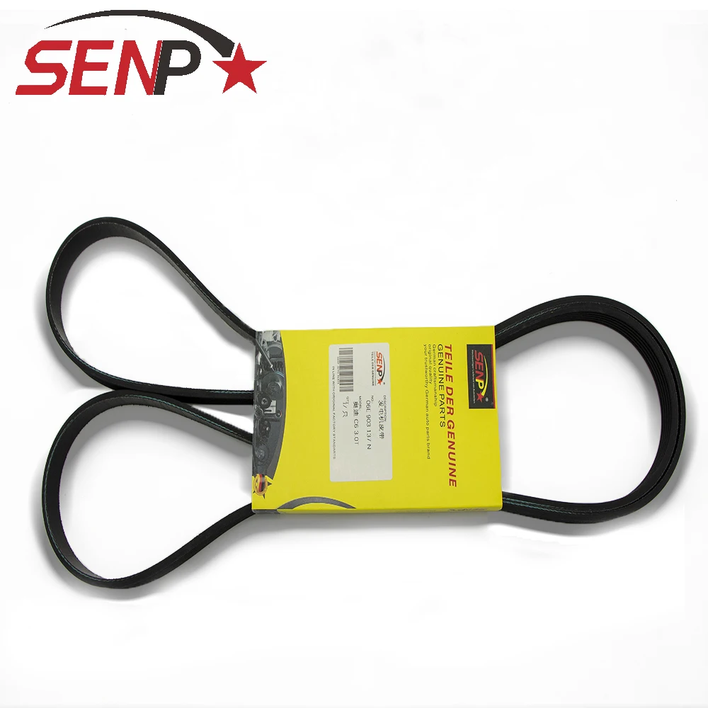 

SENP High Quality Auto Engine Spare Parts Generator V-ribbed Belt For Audi A6L/A6/S6 Avant Quattro 2005-2012 OEM 06E 903 137 N