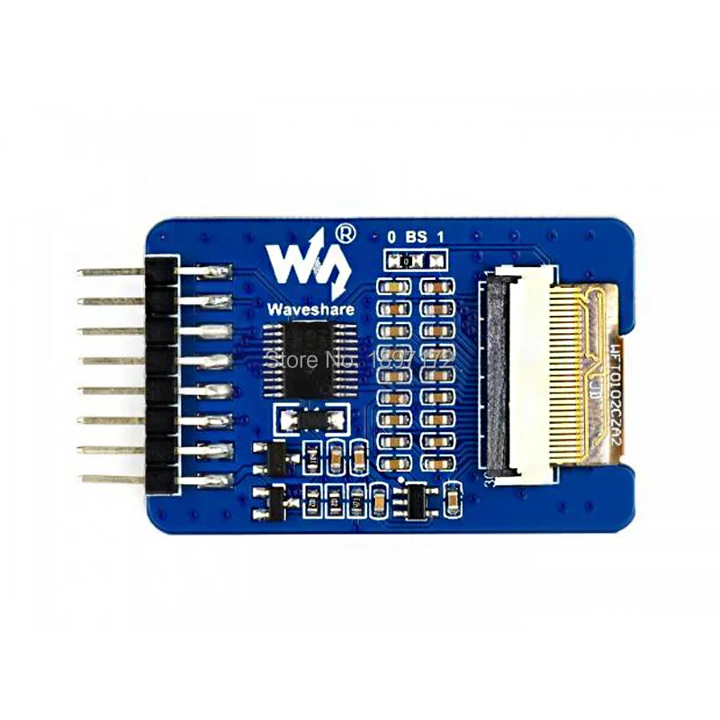 128×80, 1,02 inch e-ink displaymodule, zwart/wit tweekleurig