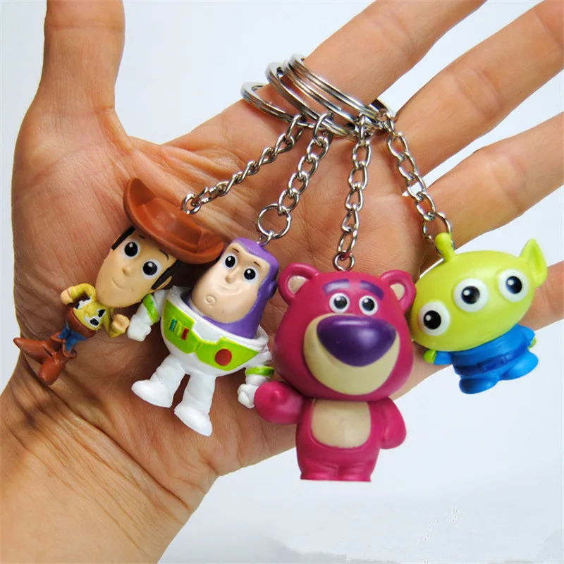 Toy Story 4 Woody & Jessie PVC Keychain 5cm