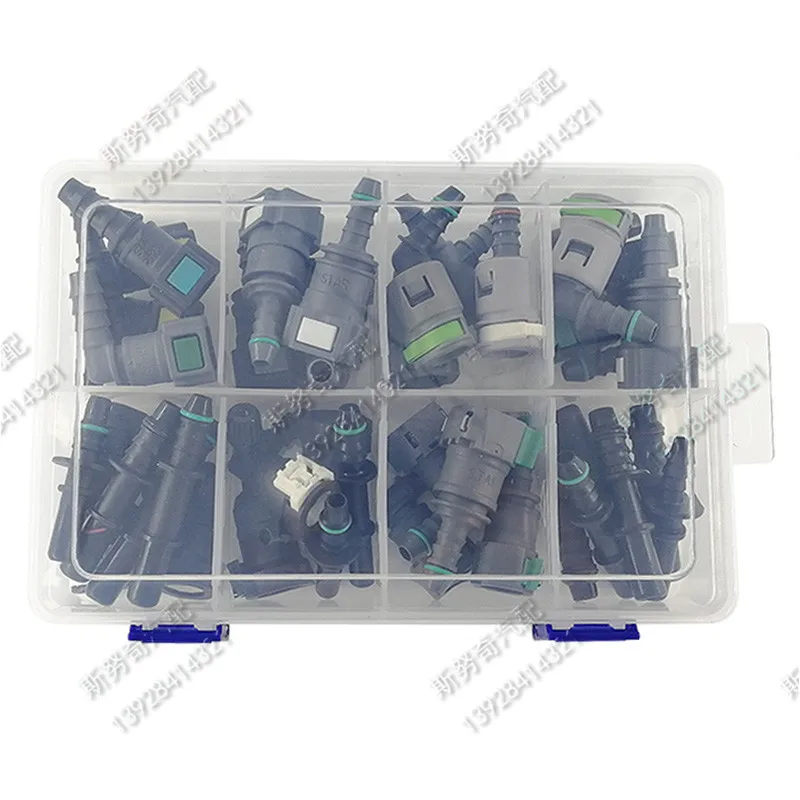 High quality  auto Fuel line Quick Connector Fuel pipe fitting  one set plastic fitting kit whole set total 40pcs for French car