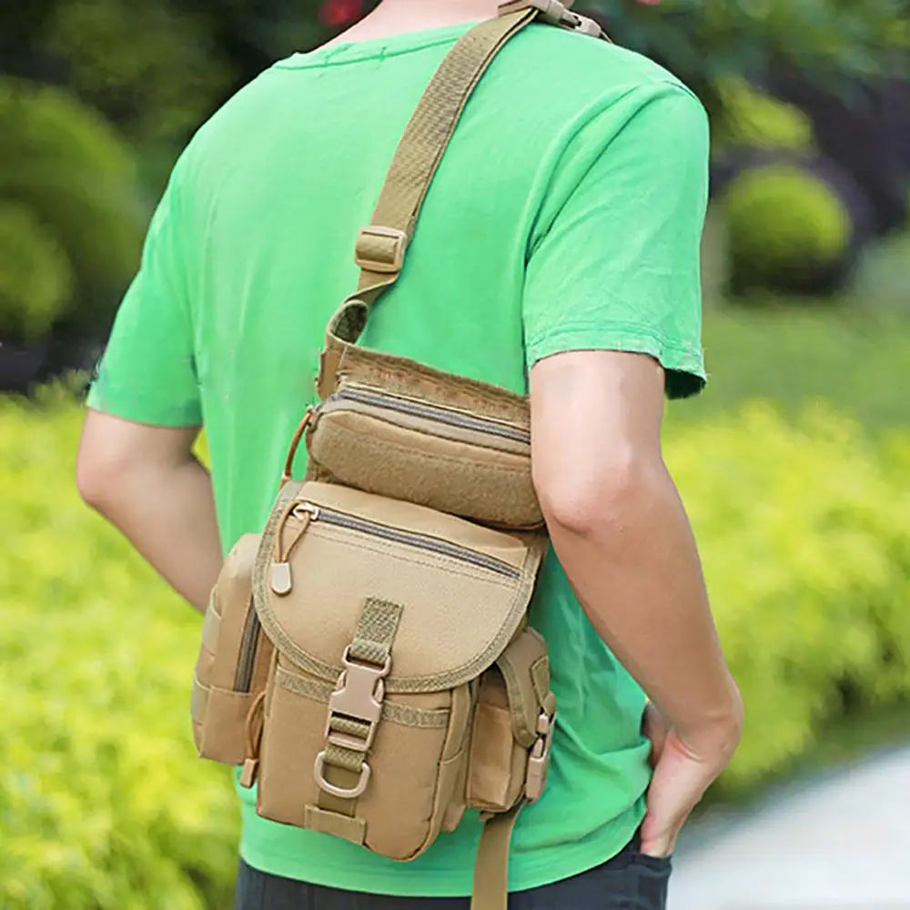 Tactical Waist Bag Military Drop Leg Bags Fanny Camping Hiking Trekking Shoulder Saddle Nylon Multi-function Pack