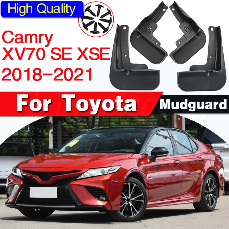 Mud Flaps For Toyota Camry XV70 SE XSE 2018 2019 2020 2021 Fender Mudguards Mudflaps Splash Guards Car Accessories