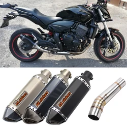 Motorcycle Exhaust Muffler slip on Escape moto Modified middle Link Pipe For Honda NC750 NC750X NC750S NC700 NC700X NC700S