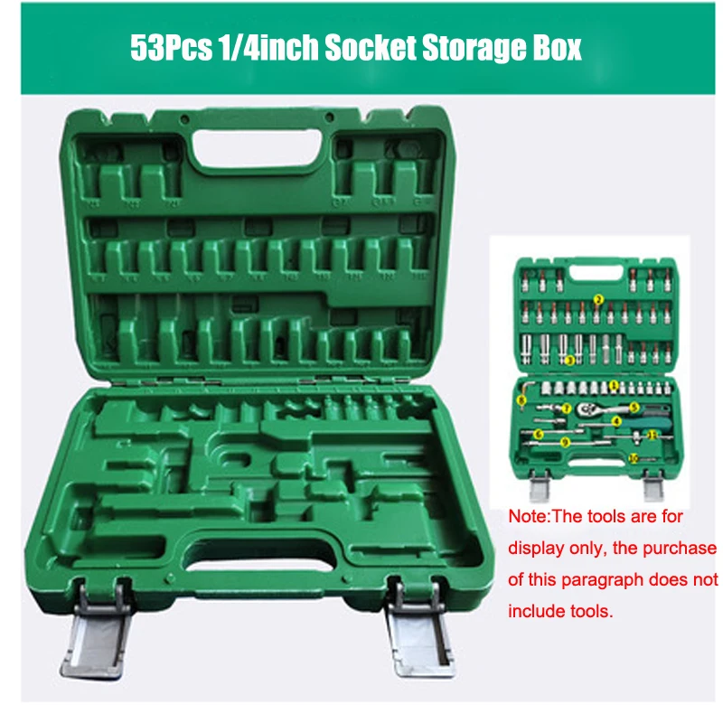 1PCS Socket Storage Box Socket Wrench Plastic Storage Box Socket Set Storage Box for Socket Tools Storage