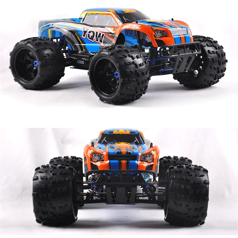 4WD Full Hydraulic Shock Absorber Fuel Rometo Control Car FC26 Motor 80KM/H CVD Rotating Dog Bone Metal Disc Brake System RC Car