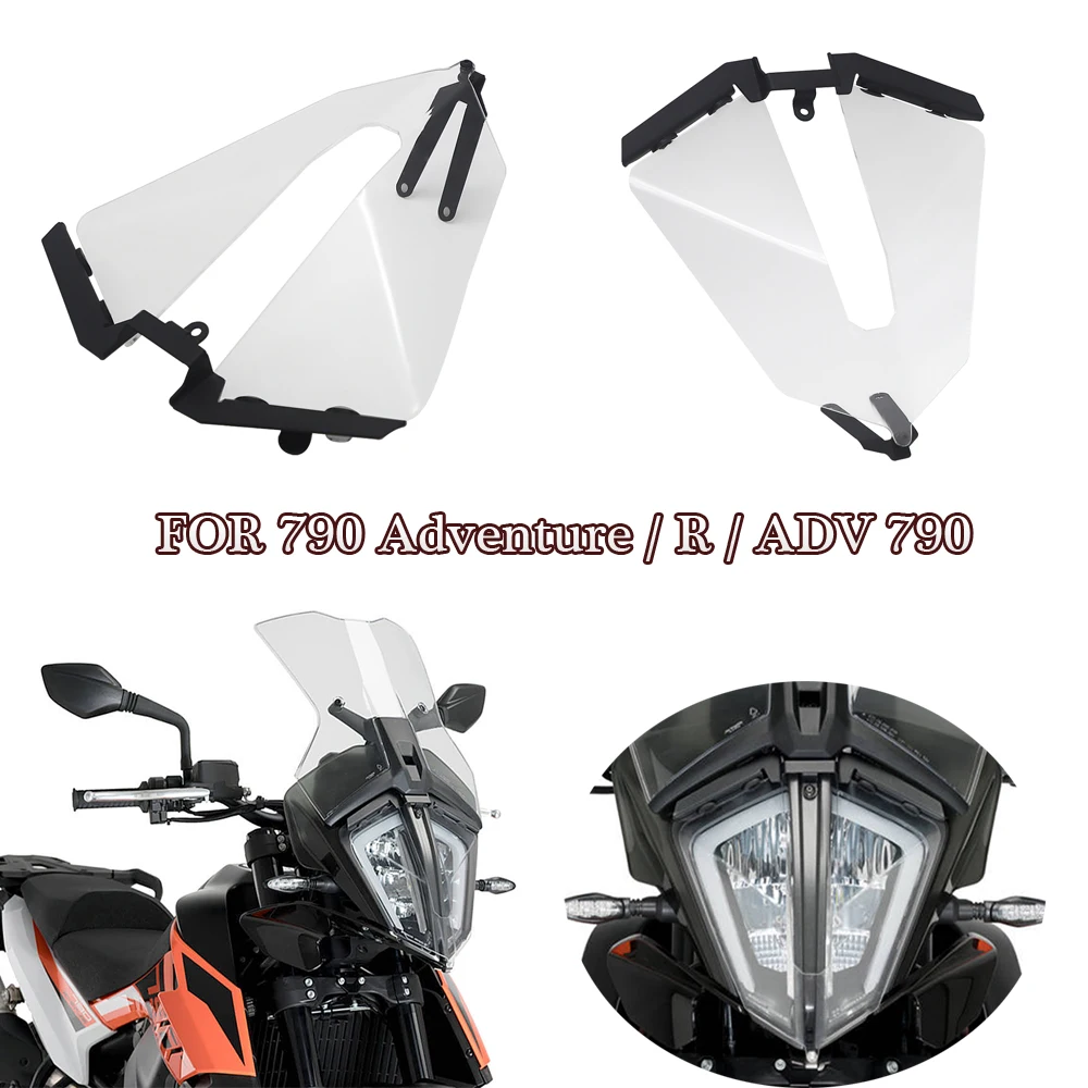 

НОВЫЙ акрил для мотоцикла для 790 Adventure / R / S ADV 890 Adventure 390 Adventure 2021 2020, аксессуары, защитная крышка для фар