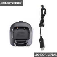 100% Genuine Baofeng UV-82 UV-8D Walkie Talkie Adapter Desktop Charger Portable UV 82 Two Way Radio USB Adapter UV82 Accessories