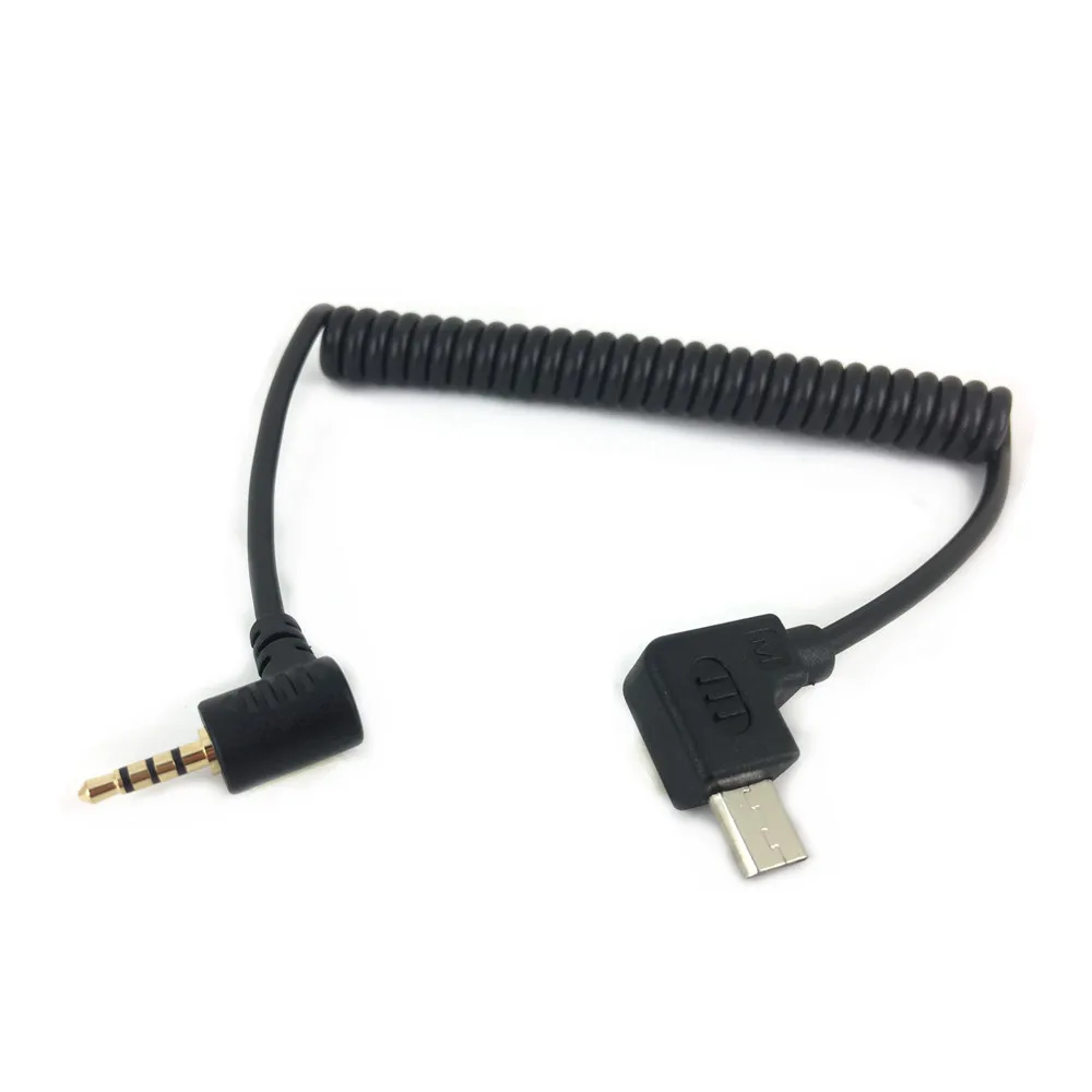 Micro USB to 2.5mm L1 Remote Camera Control Cable for ZHIYUN Crane 2 Plus Crane-M Weebill-s Panasonic GH3 GH4 GH5 ZW-CTIA-002