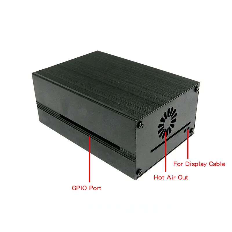 Raspberry Pi 4 Aluminium Fall Mini EIS Turm Kühlsystem mit 25mm Ruhige Lüfter + Kühlkörper Kit für raspberry Pi 4 modell B