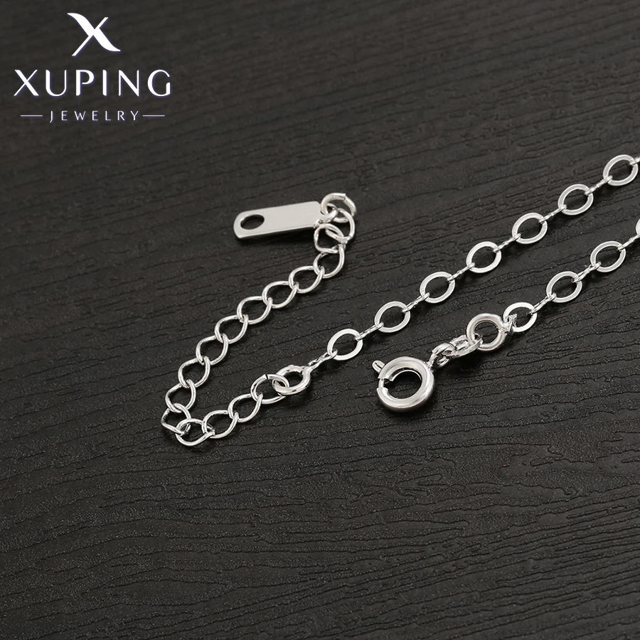 Xuping  Jewelry New Arrival Crystals Pendant Necklace with High Quality Rhodium color for Women 40486