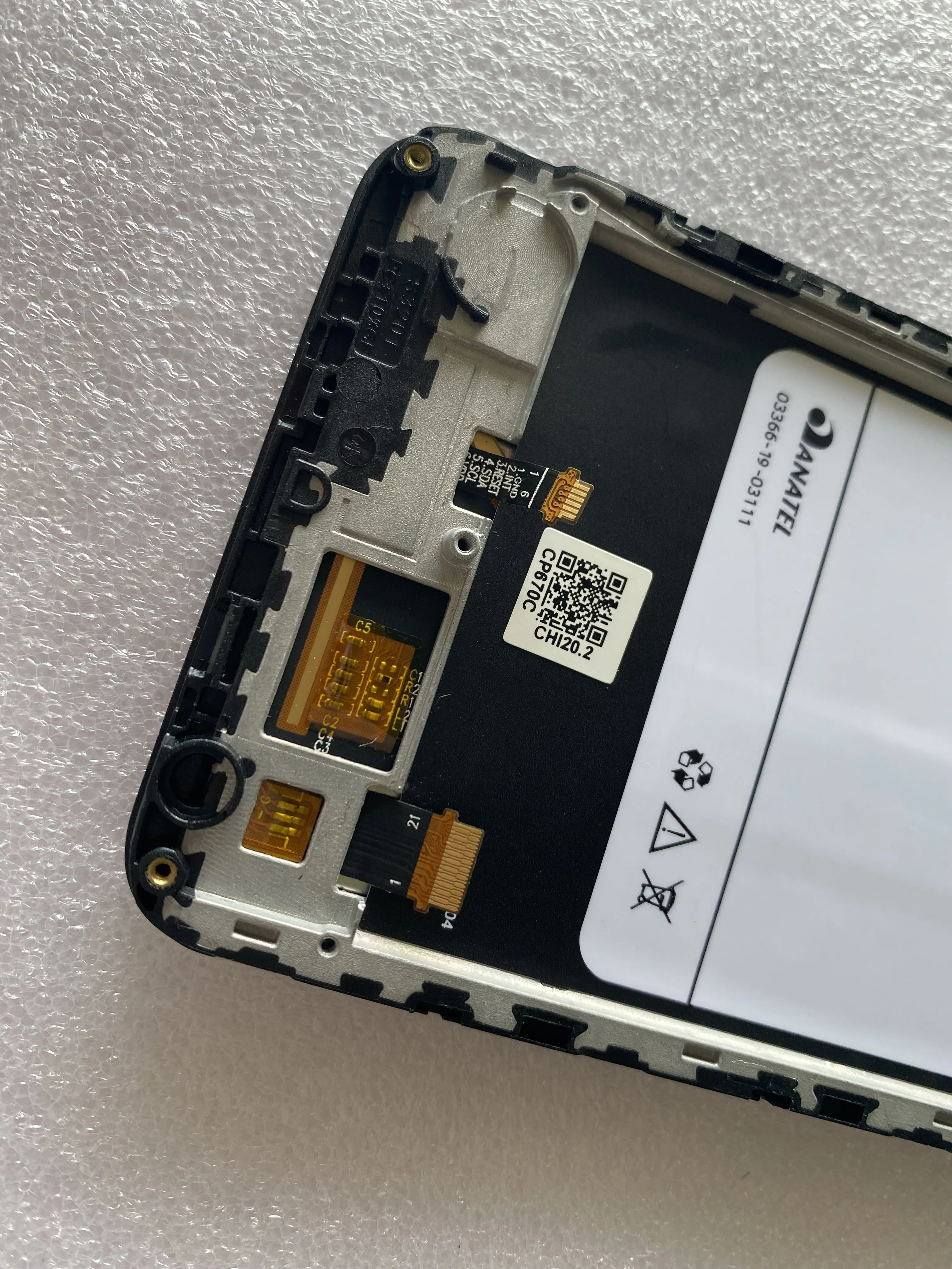 Baru untuk Multilaser S095 Sensor Digitizer Tampilan LCD Layar Sentuh Warna Hitam