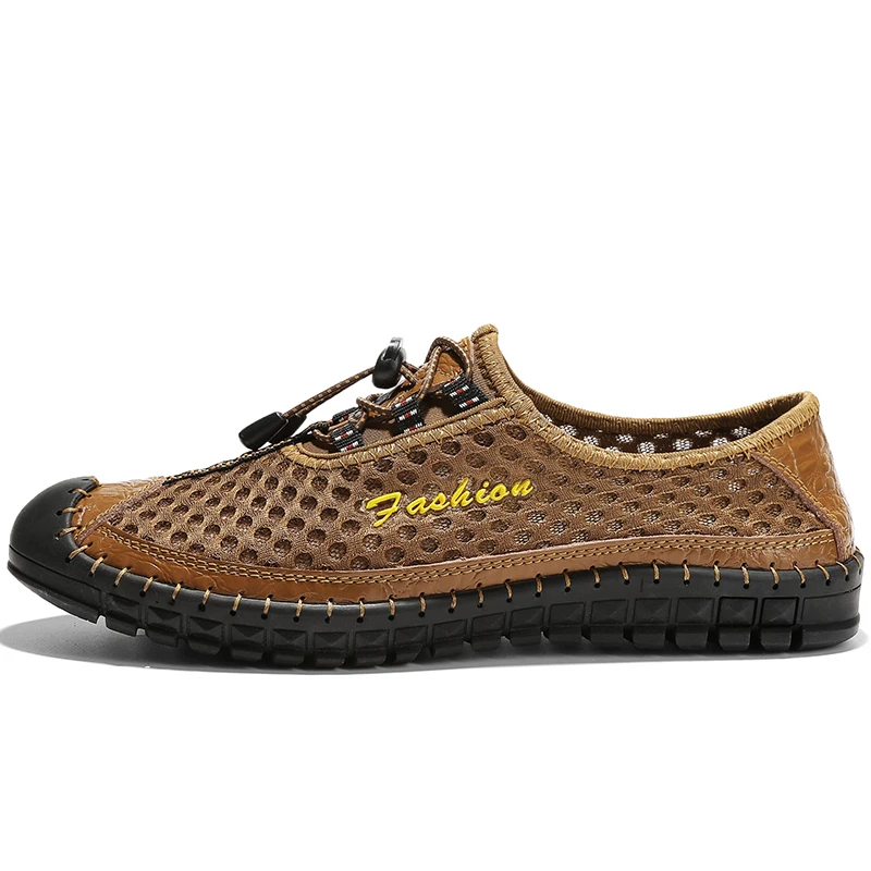 2020 New Men Shoes Casual Shoes Sneakers Fashion Light Breathable Summer Sandals Outdoor Beach Vacation Mesh Shoes  Male Shoes