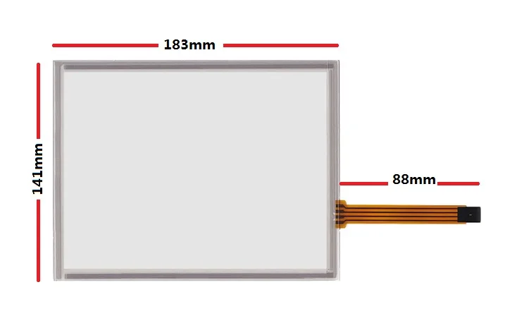 

New 8 inch touch screen is suitable for AT080TN52 v.1 EJ080NA-05B liquid crystal screen handwritten outer screen 183*141mm