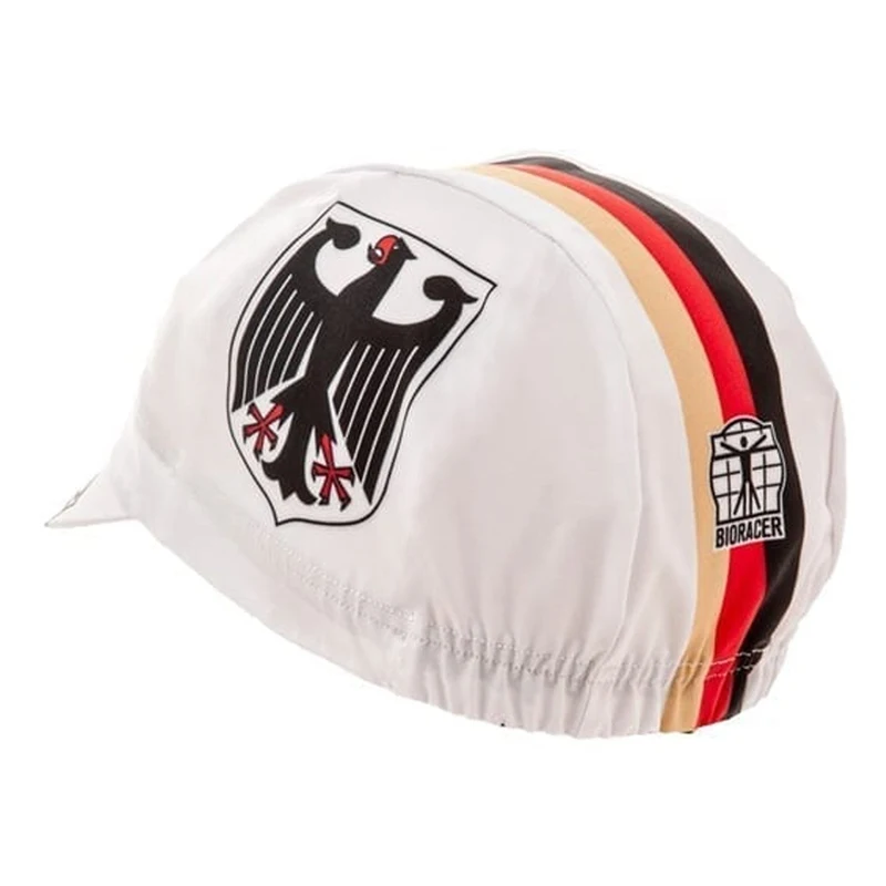 New White Bike Hat Germany National Flag Cycling Caps Gorra Ciclismo Unisex One Size Fits Most