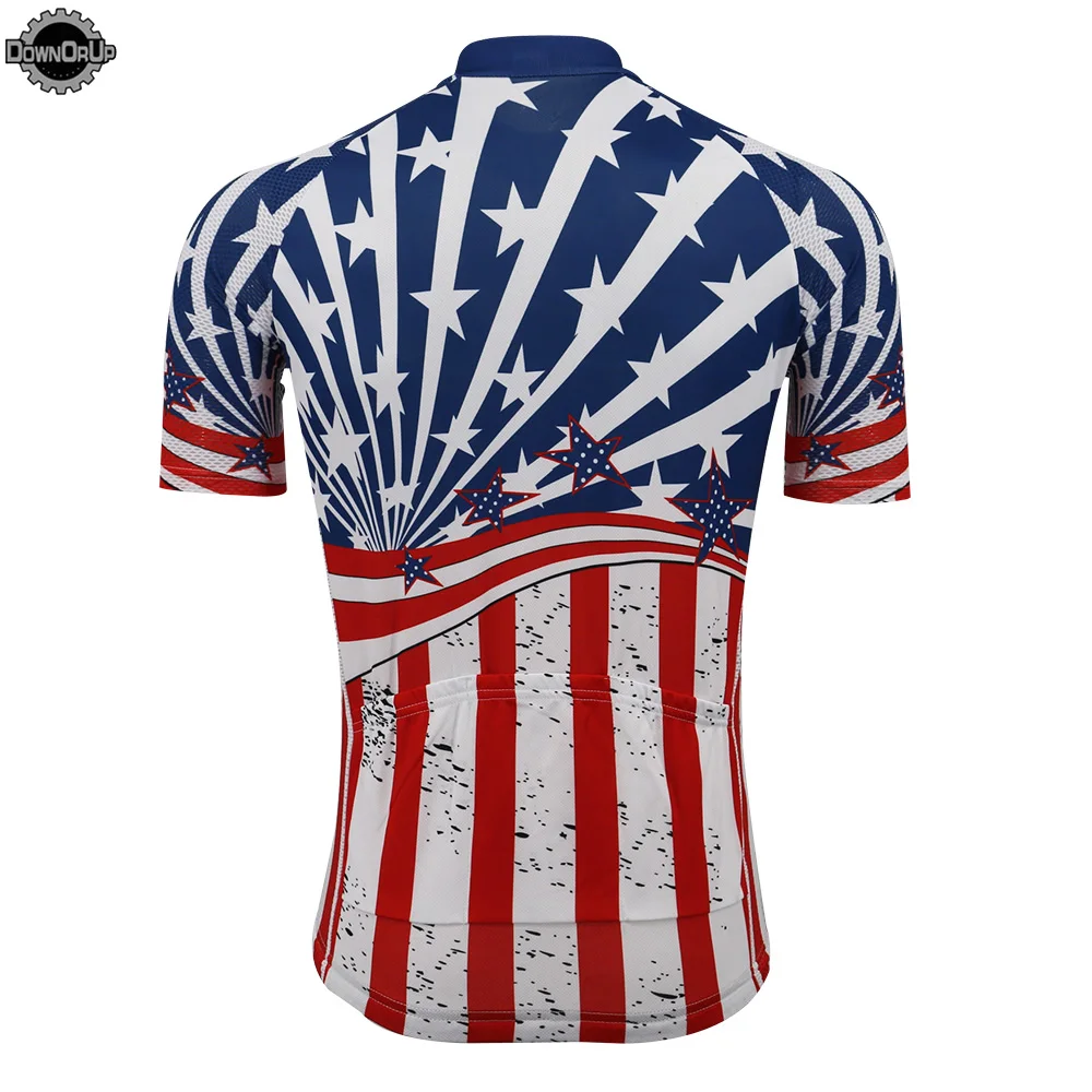 USA Cycling jersey men short sleeve ropa ciclismo bike jersey summer team cycling clothing bicycle clothes maillot ciclismo mtb