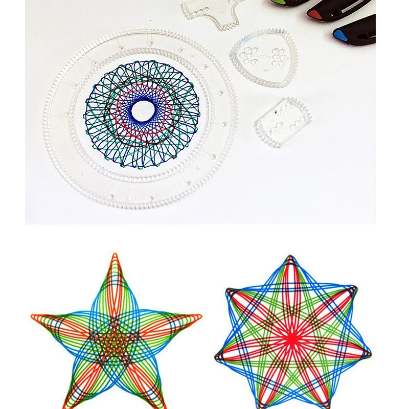 Kids Spirograph Drawing Set 6