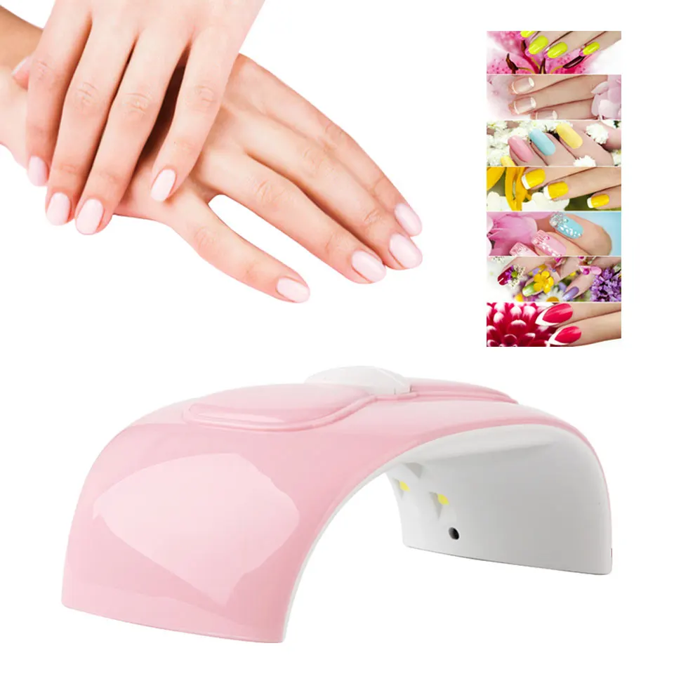 Mini 54 W Nageldroger Machine UV LED Lamp Draagbare USB-kabel Thuisgebruik Nagel UV Gel Vernis Droger 18 LED UV manicure Lamp nagels