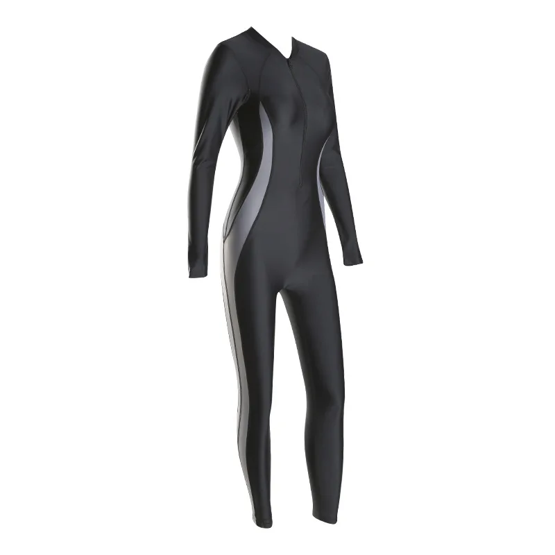 Front Zipper Diving Suit Full Body Swimsuit For Women Wetsuit Rashguard Surfing Swimsuits Combinaison Surf Femme Swimming Suit