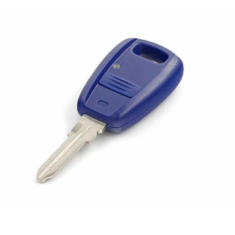 

DAKATU 10pcs Remote Key Shell Case Cover 1 Button For Fiat Punto Doblo Bravo Transponder GT15R Blade