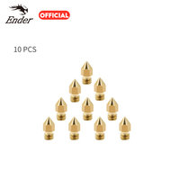 Creality 3D Printer Head Nozzle 10 Pcs Nozzles Extruder Kits For Diameter 1.75MM PLA For CR-6 SE CR-10 V2 Ender-3 Ender-5