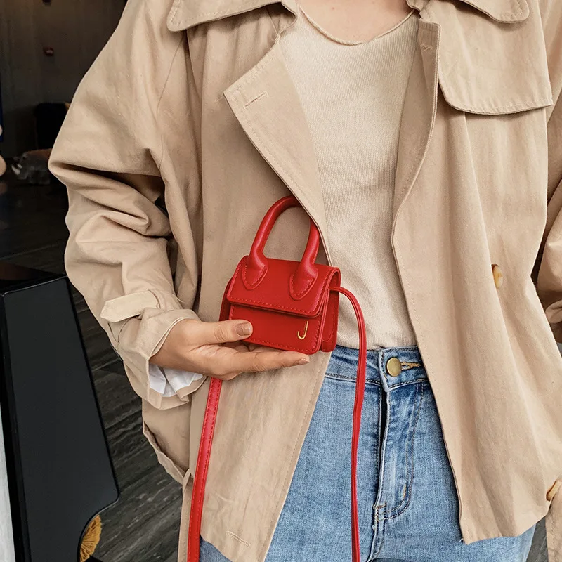 Fashion Super Small Chain Crossbody Bags for Women 2020 Luxury Designer J Letter Brand Cute Mini Handbags Bolsa Feminina