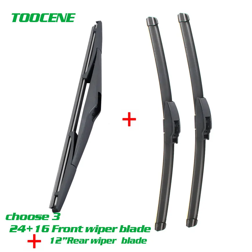 Front And Rear Wiper Blades For KIA Picanto 2011-2017 Auto Windshield Windscreen Wipers Car Accessories 22+16+12