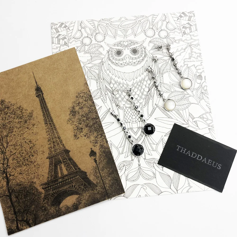 Tropfenohrringe mit schwarzem Stern, Europa-Stil, Karma, guter Modeschmuck, Böhmen-Geschenk für Frauen aus 925er Sterlingsilber – Detail 8