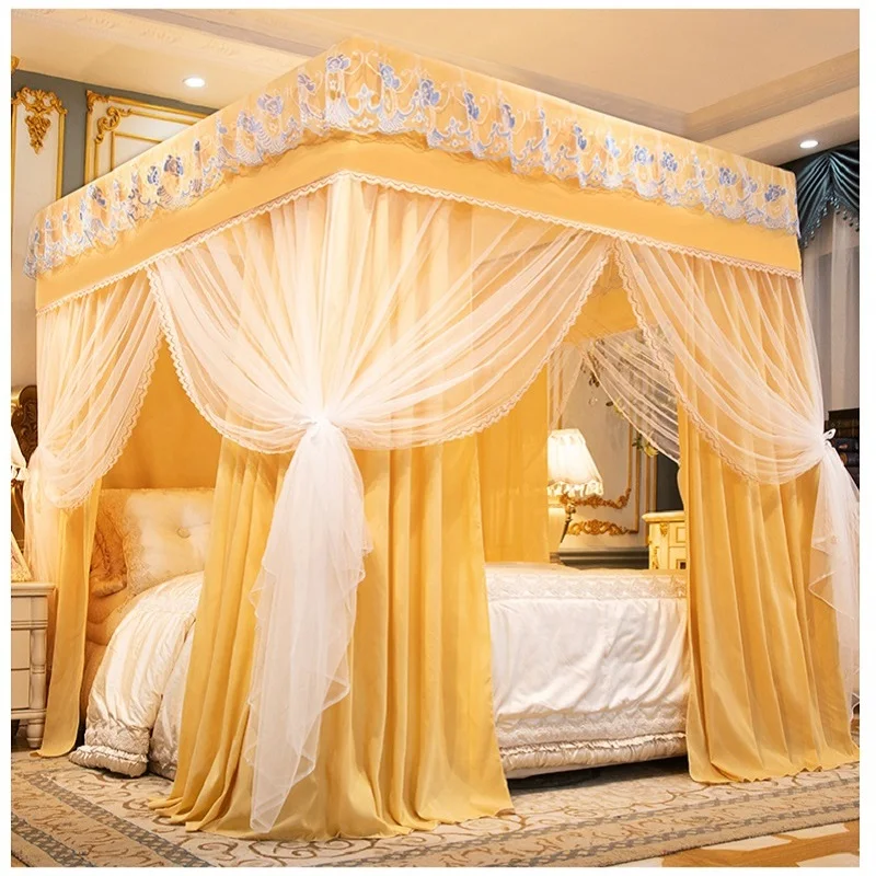 

Shading Mosquito Net Cloth Curtain Integrated Fully Closed Double-layer Mosquito Net Thickened Cloth Curtain Without Bracket