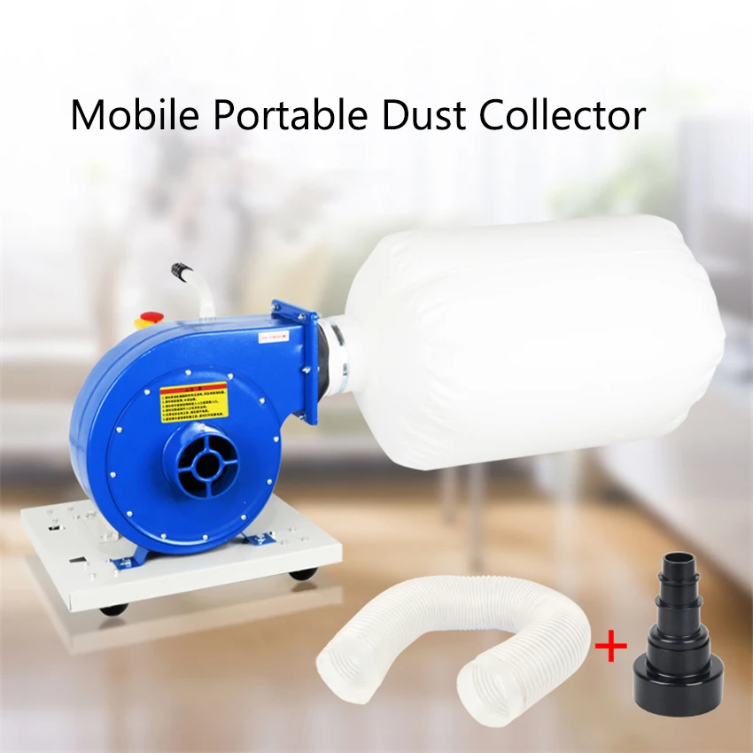 DC230M Woodworking Vacuum Cleaner Industrial Cloth Bag Dust Collector Mobile Portable Dust Collector Purifier 220v 750w 28L